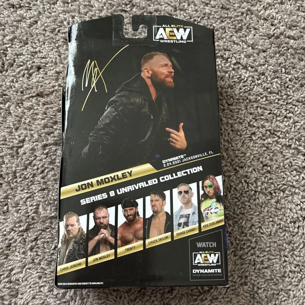 All Elite Wrestling AEW Figure #64 Series 8 Unrivaled Collection Jon Moxley NIB